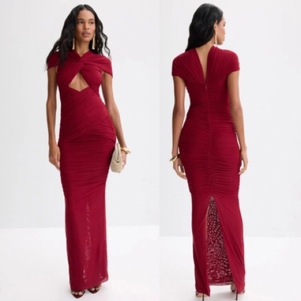 Ronny Kobo Collection Red Maxi Dress